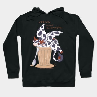 Drink Dragon Coffee with milk Hoodie